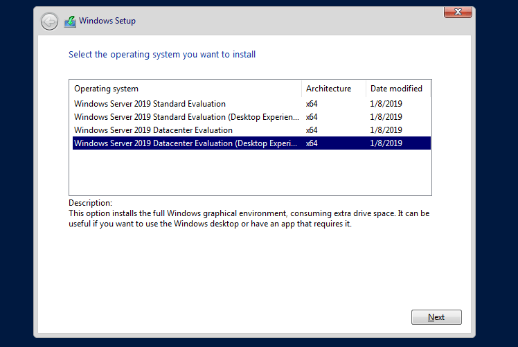 Hướng dẫn chuyển Windows Server 2019 Evaluation sang bản Standard, Datacenter